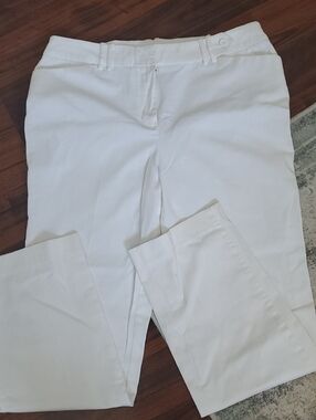 Jones New York White Stretch Pants